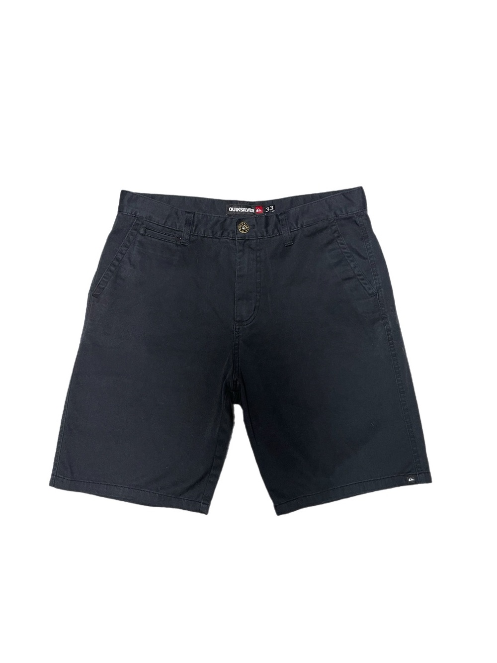 Y2K Quicksilver Black Khaki Chino Skating Shorts